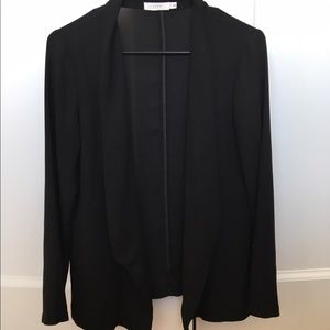 LUSH XS Open Front Lightweight Blazer