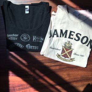 Duo liquor shirts