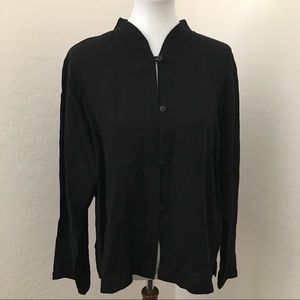 Eileen Fisher Button Down Cardigan/Blazer Size L