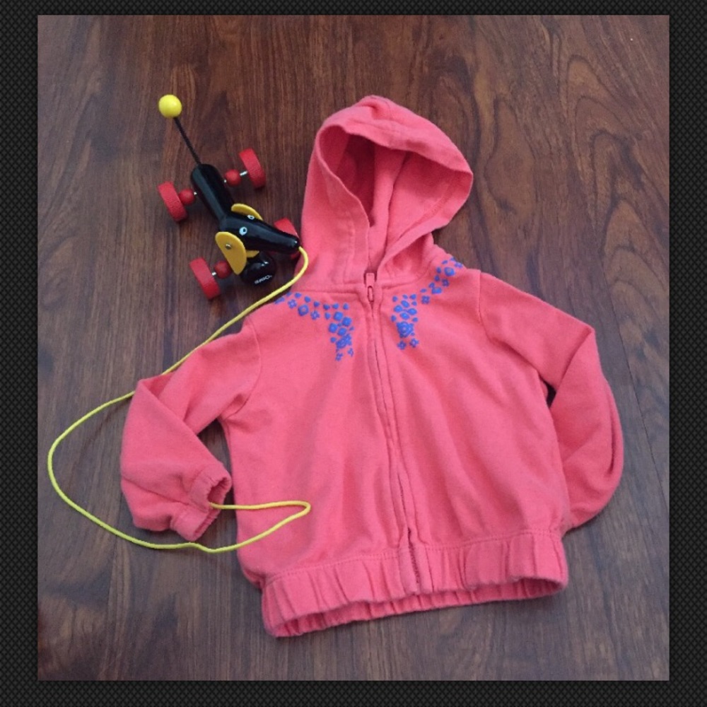 Just One You Carters Baby Girl Hoodie Coral 9 Mon