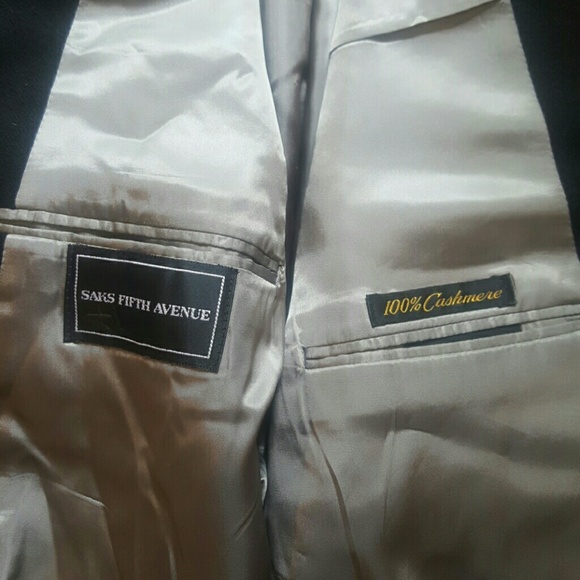 Saks Fifth Avenue Solid Cashmere Blazer - Picture 3 of 4