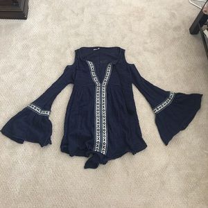 Free people cold shoulder shirt