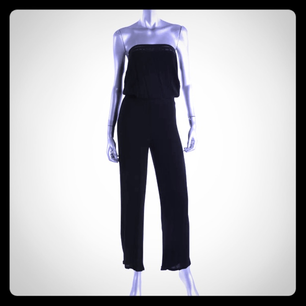 NWT Surf Gypsy Black Strapless Jumpsuit Sz S