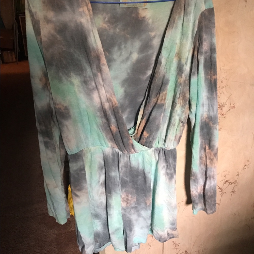 Tie dye romper size medium