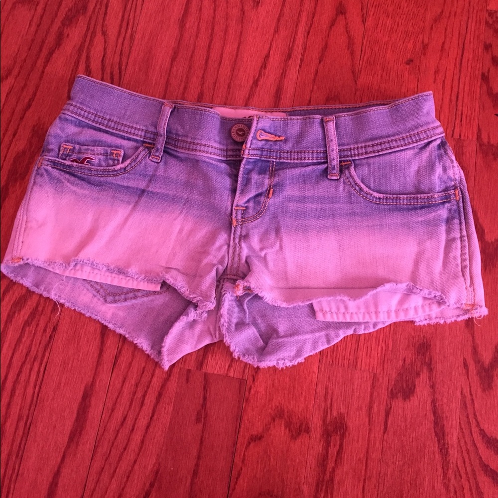 Hollister Half-Dyed Jean Shorts