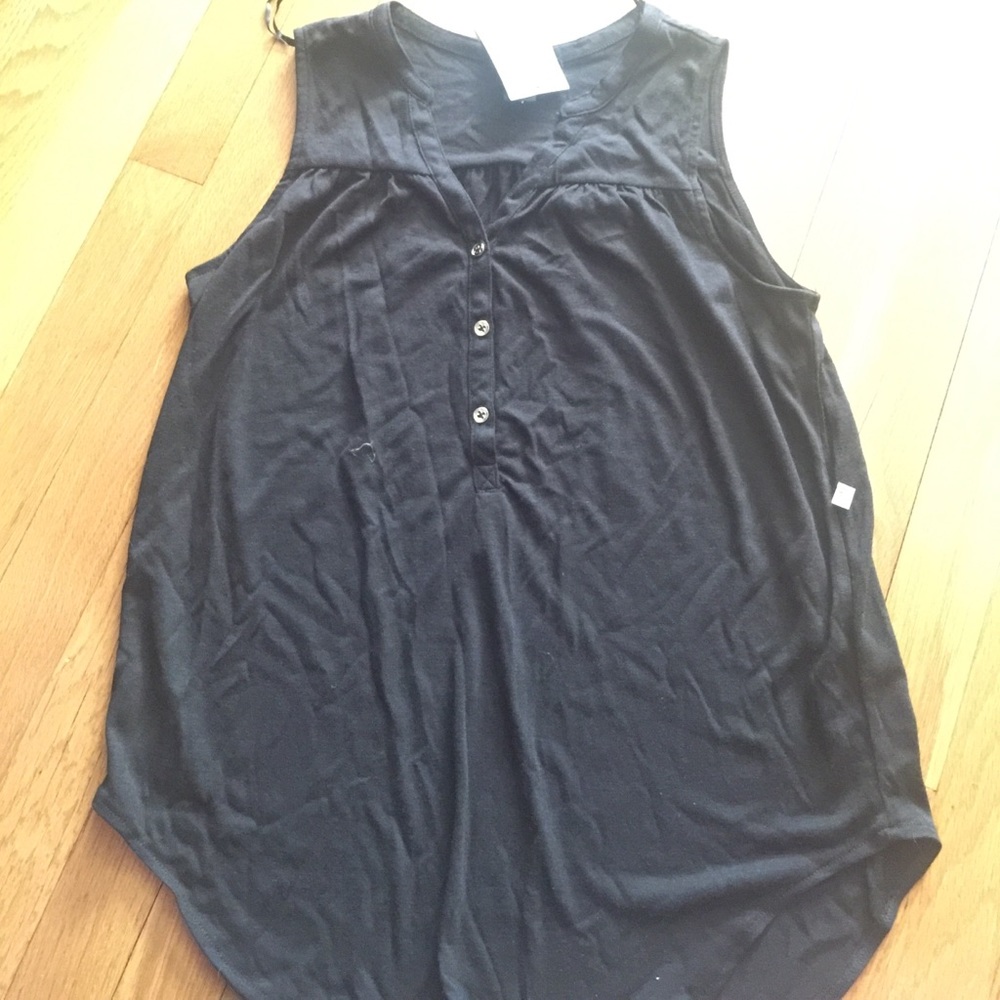 Black tank top