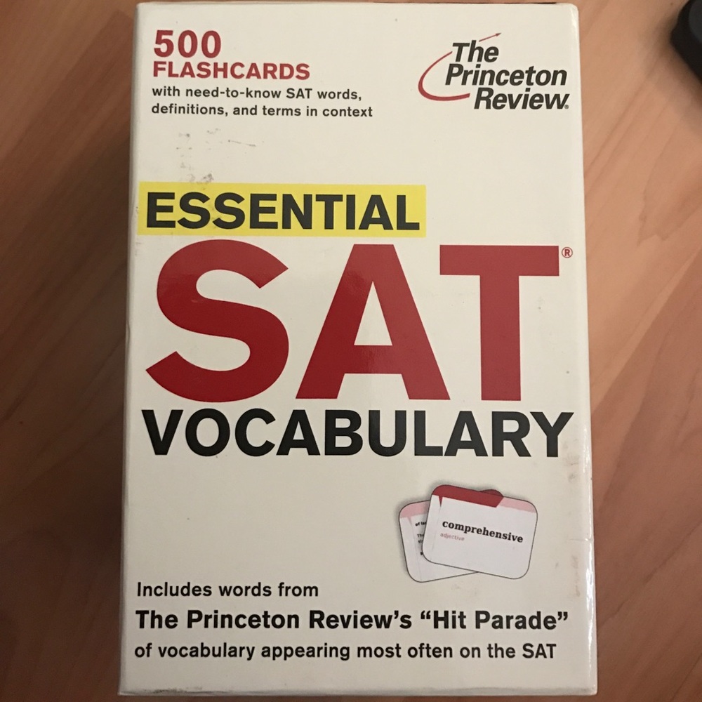 Sat flash cards