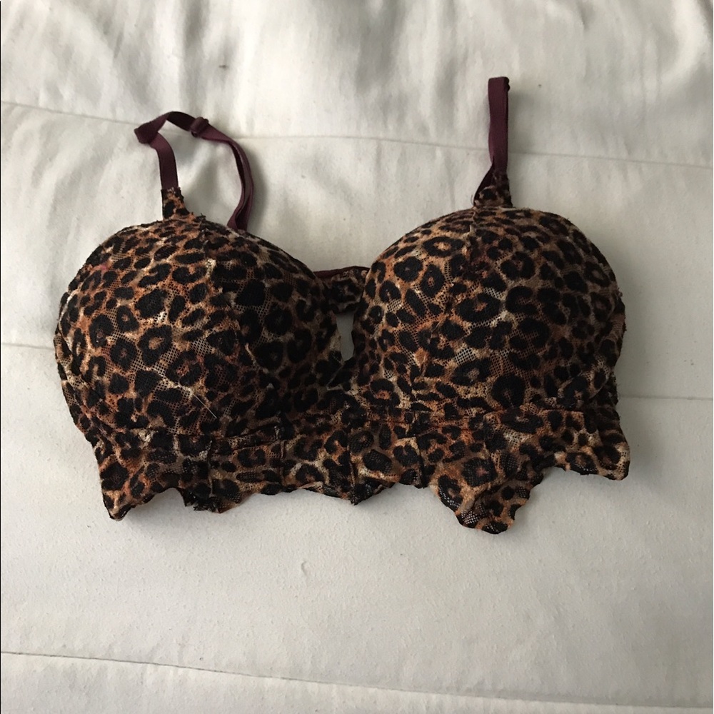 Victoria's SecretPINK Cheetah print lace Bralette