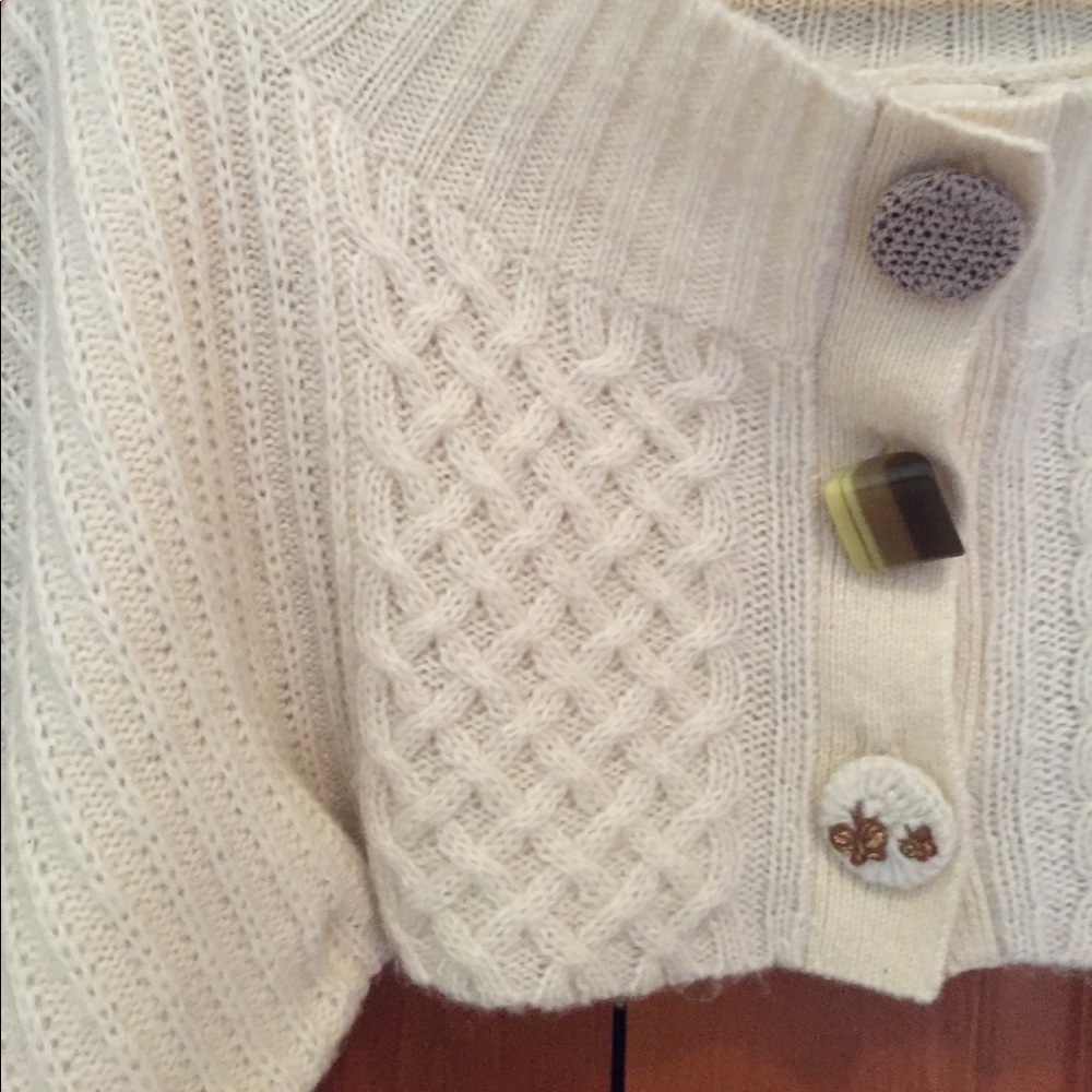 Sleeping on Snow knitted shrug