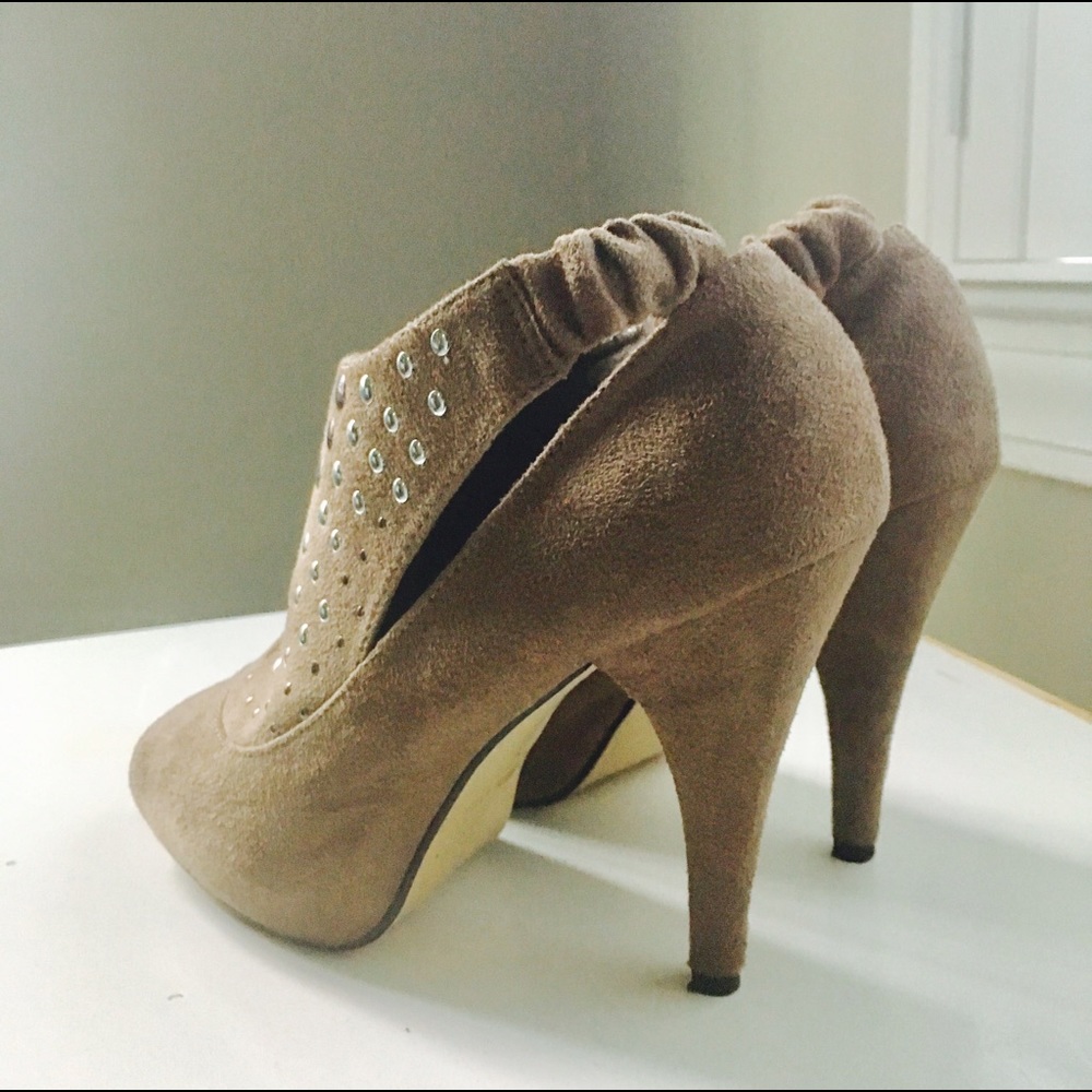 Suede Heel