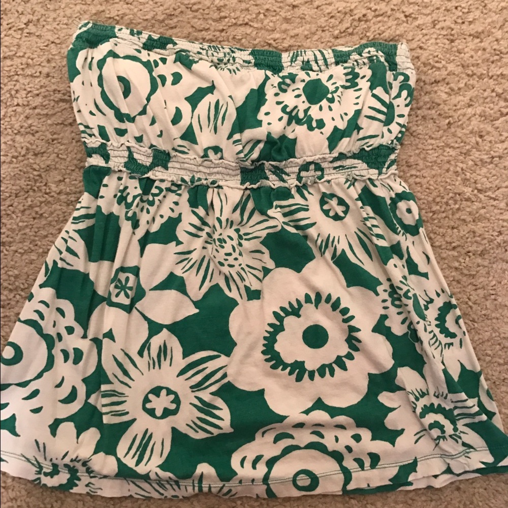 Hawaiian Strapless Top