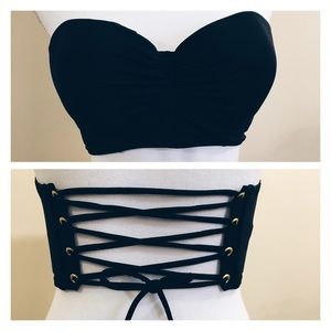 {VS} Bandeau Criss Cross Back Straps