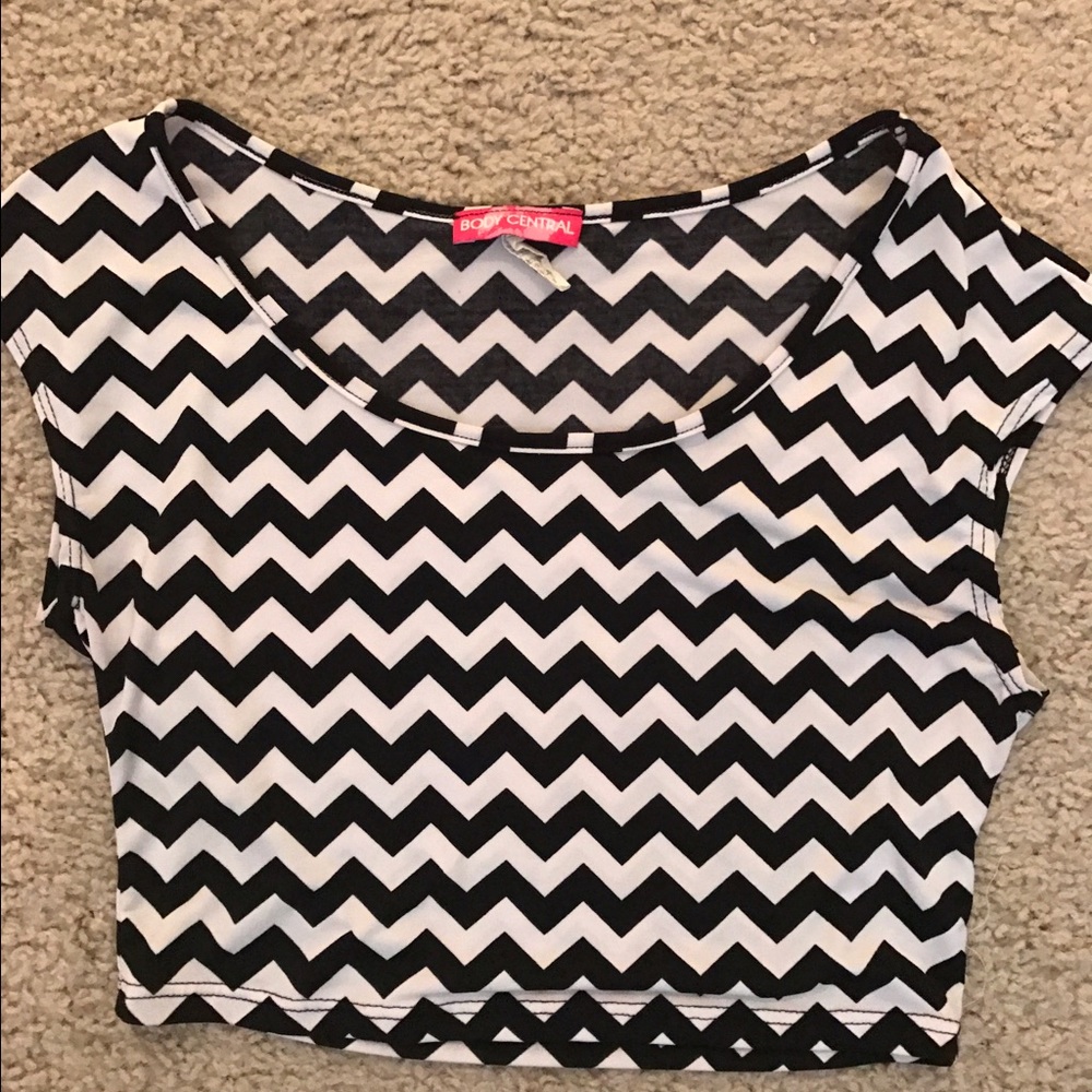 Chevron Crop Top