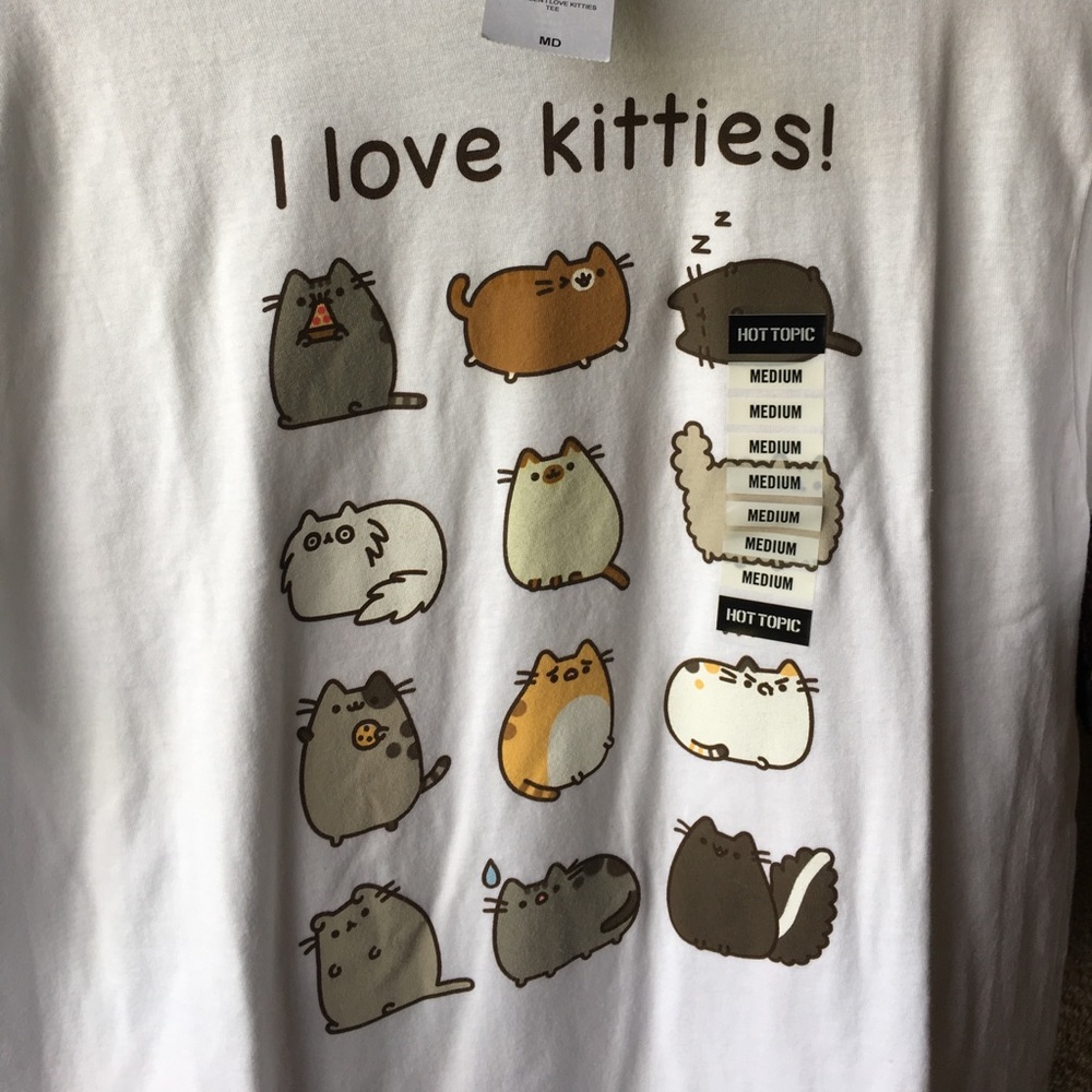 Pusheen the Cat "I love kitties!" T-shirt