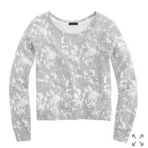 J.Crew inkblot paint sweatshirt, XS