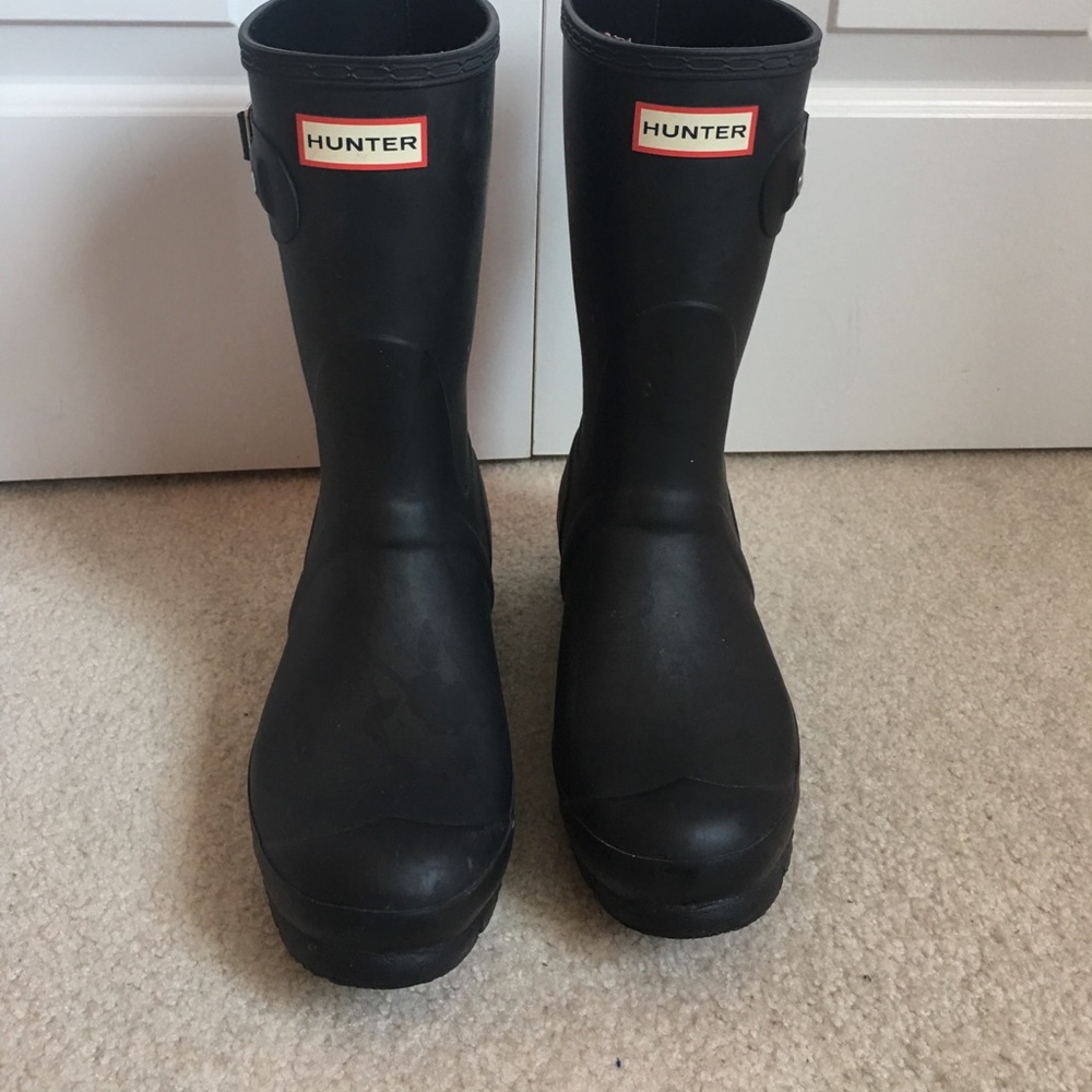 Short black Hunter Boots