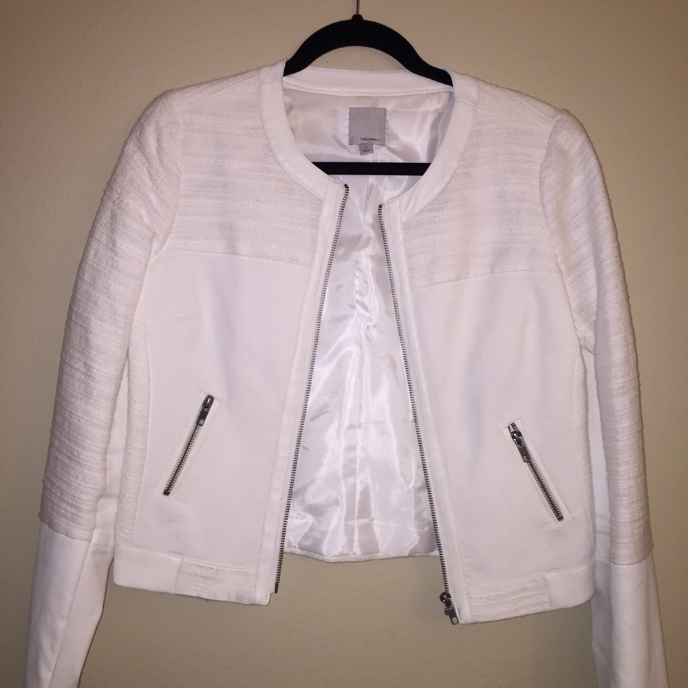 White halogen jacket