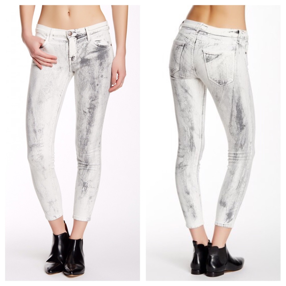 Current/Elliott The Stiletto Cracked Earth Jeans