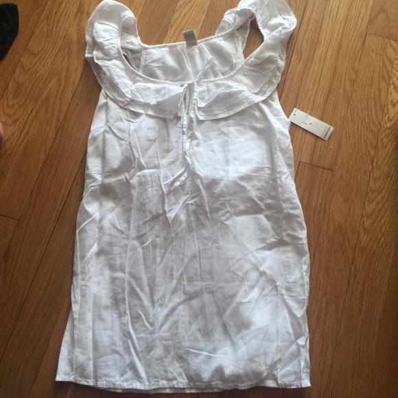 White cap sleeve tank - Picture 1 of 2