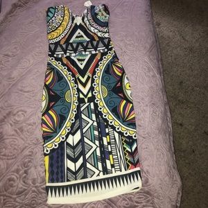 Strapless fitted dress (S/M)