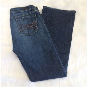 Citizens of Humanity Low Waist Flare Stretch Jeans