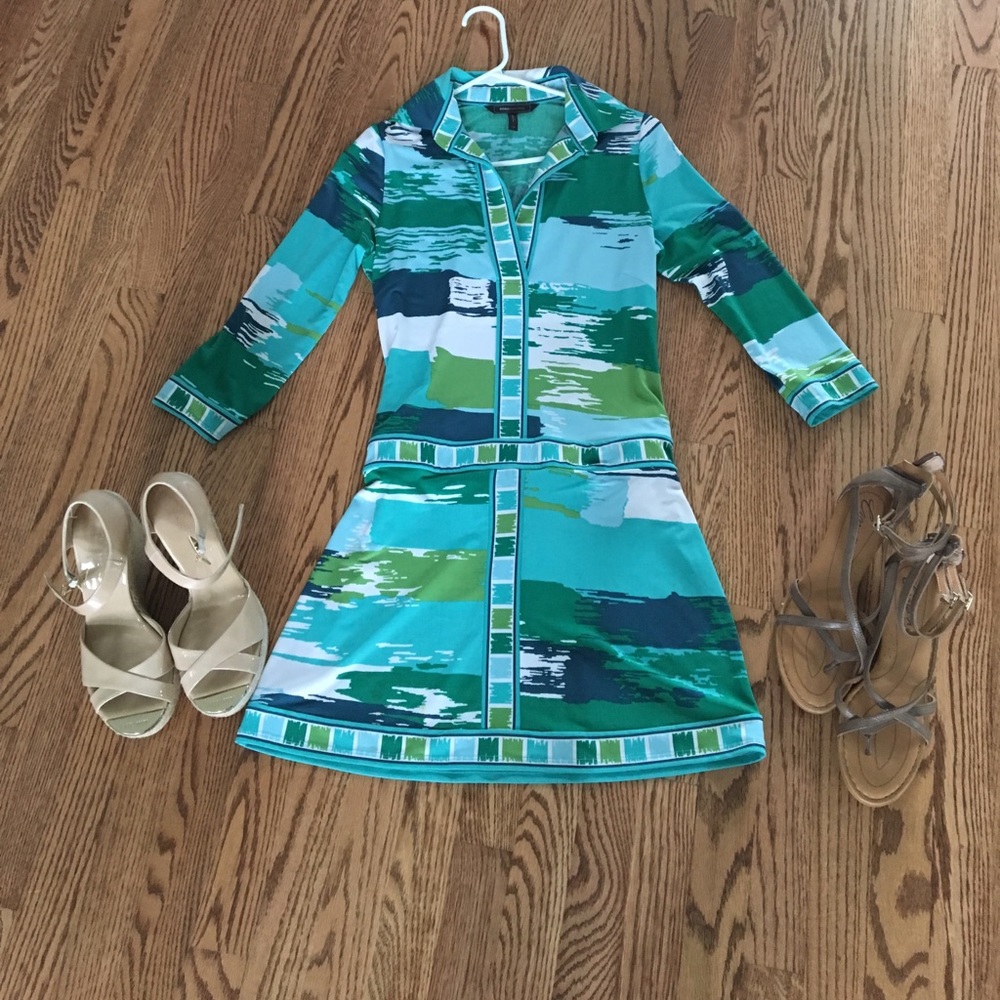 BCBG MaxAzria gorgeous multicolored dress- XS