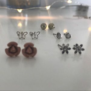 Unique collection of stud earrings