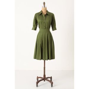 ANTHROPOLOGIE Lily's Closet Green Dress Size 0