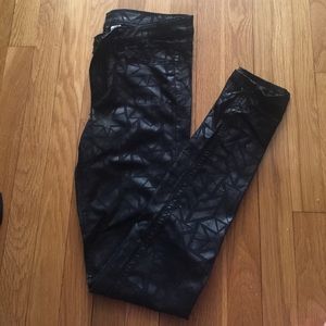 Black jeggings