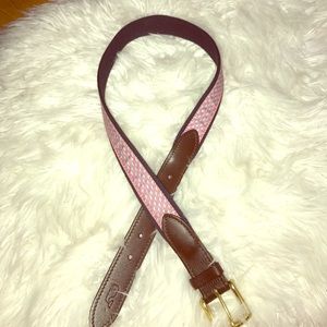 PINK VINEYARD VINES BELT