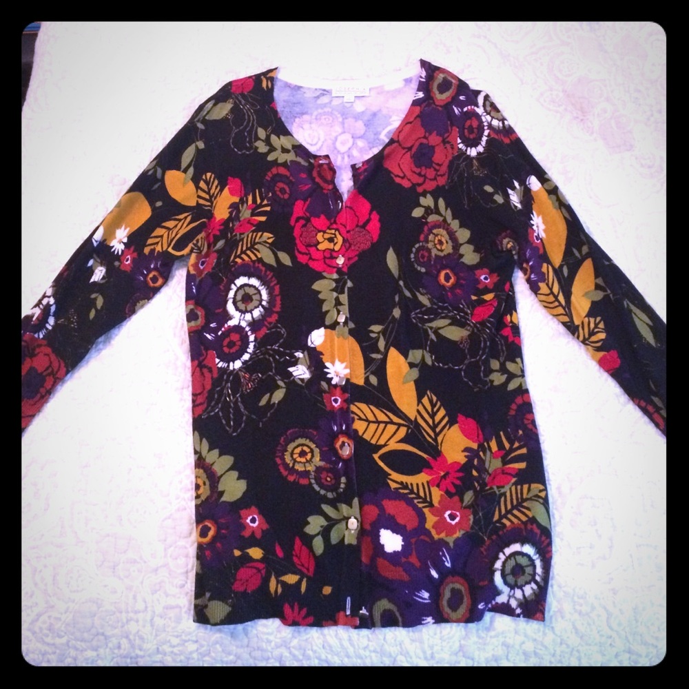 Floral cardigan