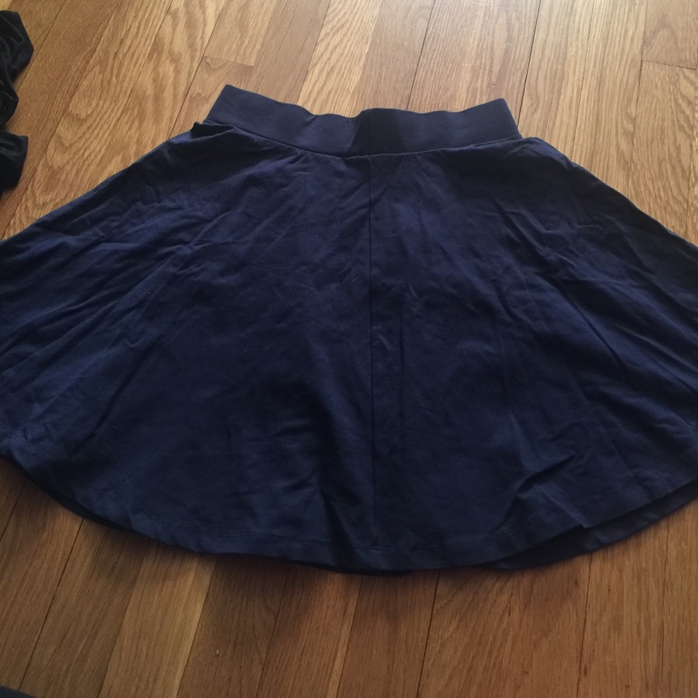 Navy blue skirt