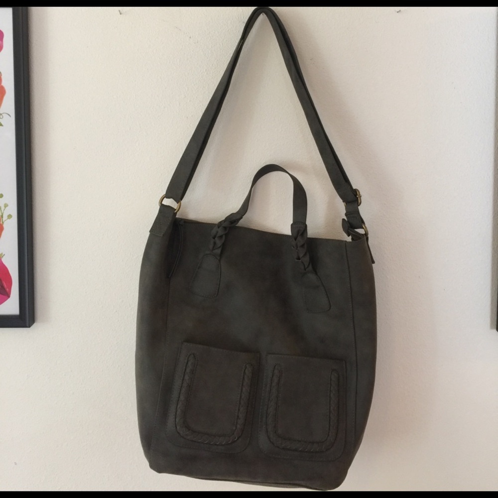 Large Grey Purse