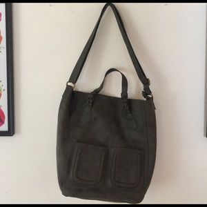 Large Grey Purse