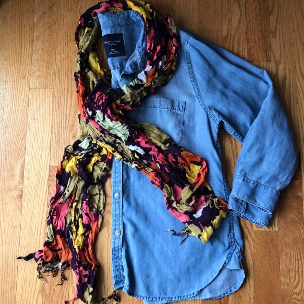 the limited // floral scarf