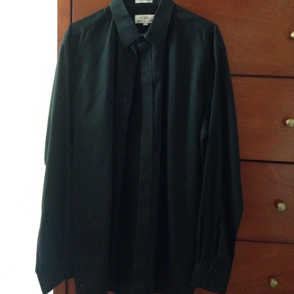 Black button up