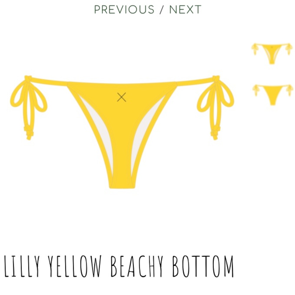 BOUTINE LILY YELLOW SWIM BOTTOM