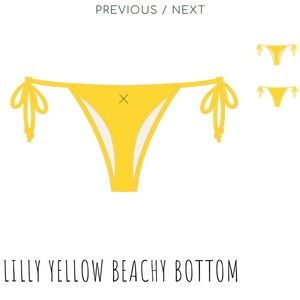 BOUTINE LILY YELLOW SWIM BOTTOM