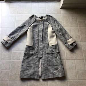 Tan & Black trench coat