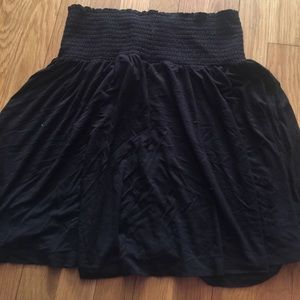 Black cotton skirt