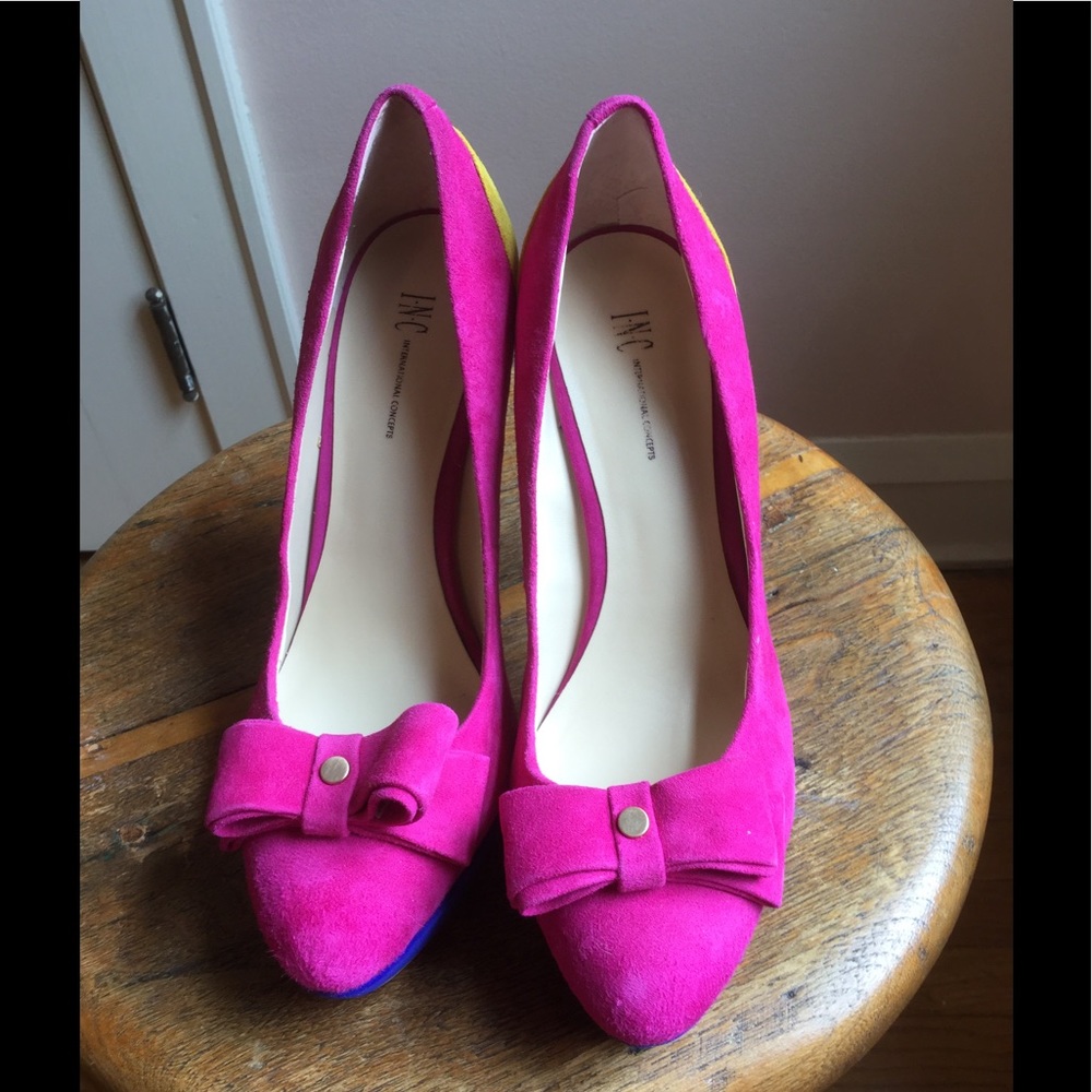 Platform Color-Block Platform Pumps👠 - Picture 4 of 5