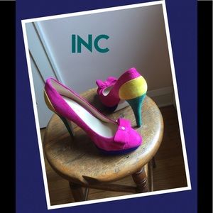 Platform Color-Block Platform Pumps👠