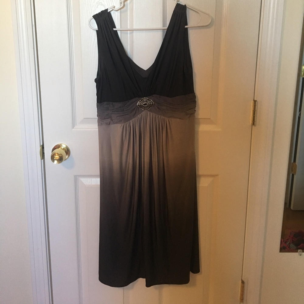 Grey cocktail dress size 8 brand new