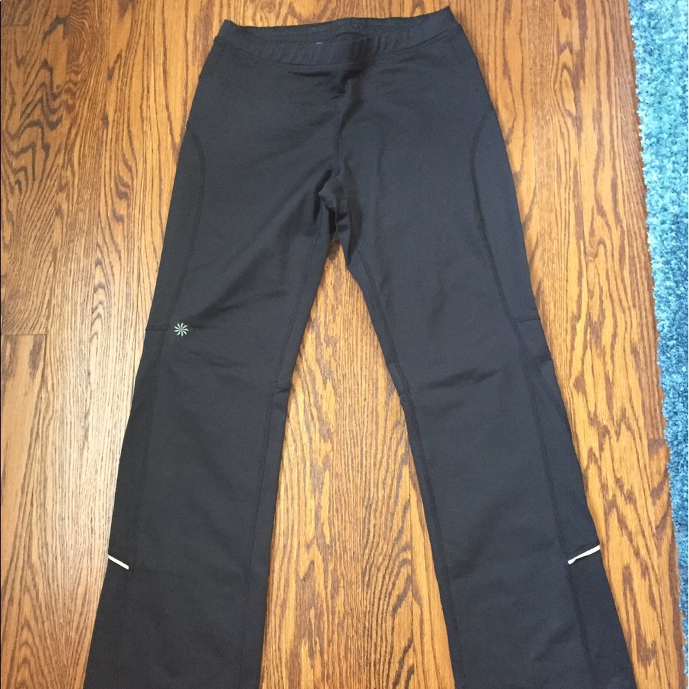 Athleta Black Flare Petite Pants