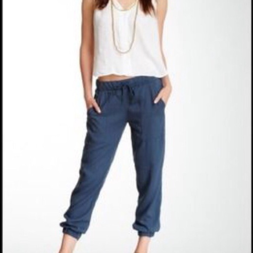 NWT Indigo blue Cloth & Stone harem pants