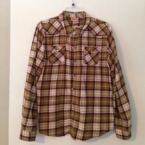 Plaid flannel shirt