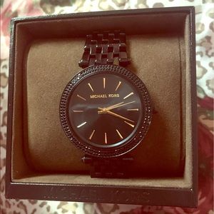 Michael Kors Black Darci Watch Women