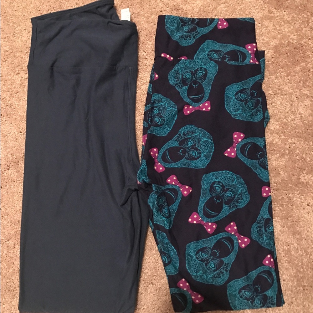 Lularoe OS Leggings Monkey Unicorn