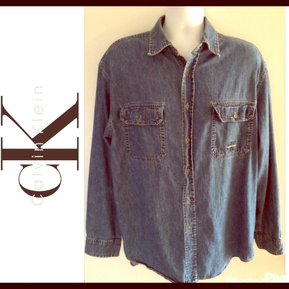 Calvin Klein Jeans shirt. Smoke free, pet free.