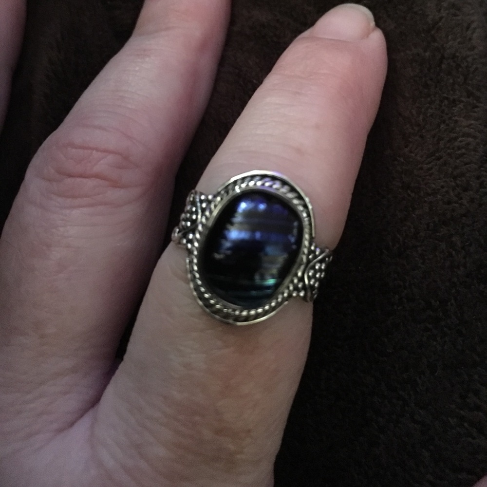 Sterling Silver Lamp Work Handmade Ring